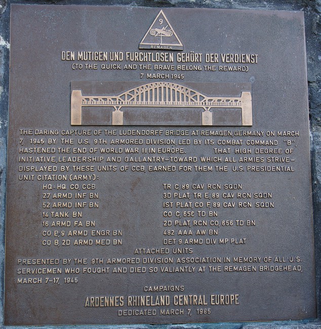 panels, Remagen, Specials