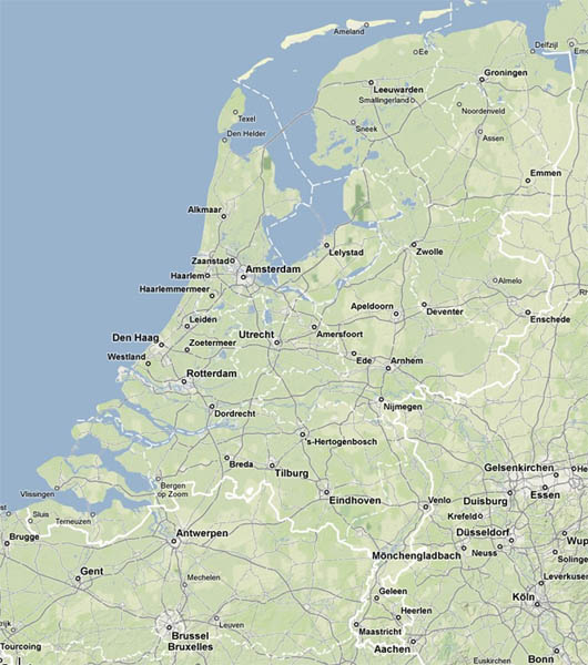 Map of the Netherlands