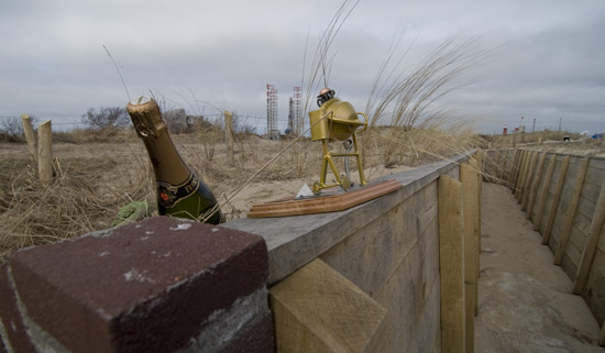 Champagne, price and brand new trenches! (Photo: Arthur van Beveren)