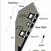 Plan of the quay with 2 x 656. (Trevor Davenport)