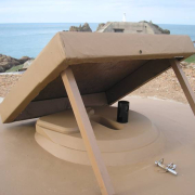 Replica M19 top on the Corbière bunker on Jersey. (Photo: Malcolm Amy)