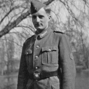 Wolfgang Weber off duty in March 1944. (Private collection of Mr Weber)